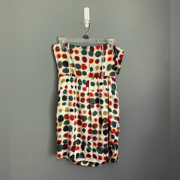 Theory Nathalee Paintball Silk Mini Dress Womens Size 10 - Picture 6 of 6